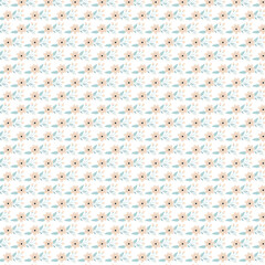 Floral Delicate Seamless Pattern: Emphasizes the subtle, repetitive feel of the pink floral pattern