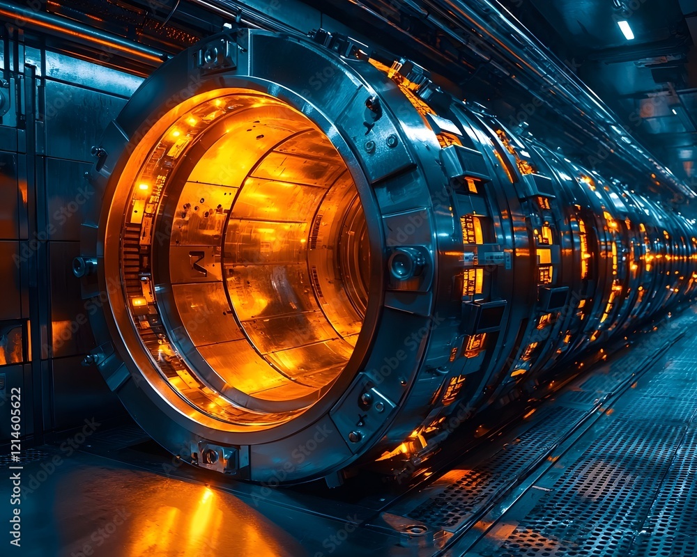 Poster futuristic glowing ai powered digital vault securing finance data and assets