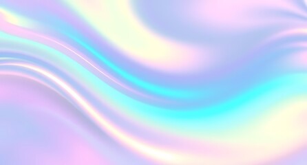 Obraz premium Pastel Rainbow Holographic Texture with Motion Blur
