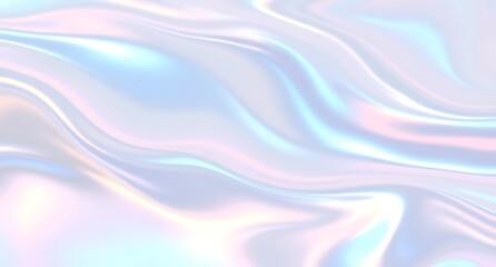 Obraz premium Shimmering Holographic Waves for Modern Design