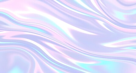 Obraz premium Pearlescent Holographic Texture with Ethereal Glow