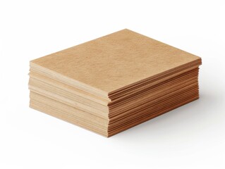 Stack of Kraft Paper Sheets – Eco-Friendly Packaging Material