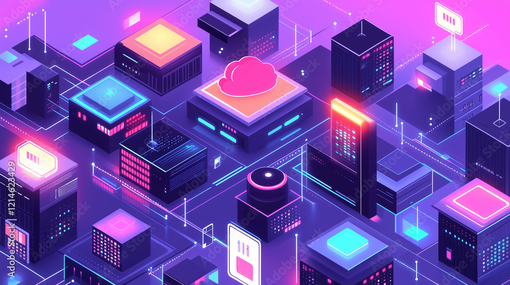 Poster iot architecture concept picture
