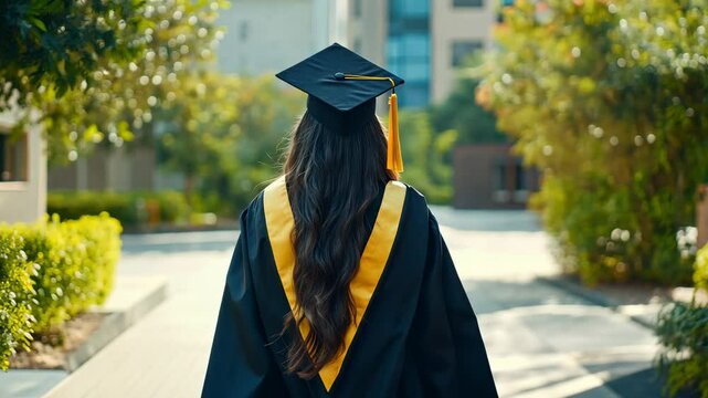 The Graduate in Cap Gown
