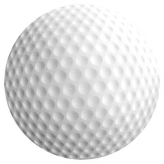 golf ball isolated on white