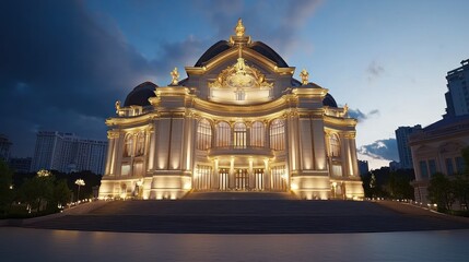 Obraz premium Grand Palace at Dusk