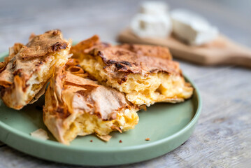 Home made  Cheese Phyllo Pastry Pie 