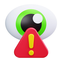 eye 3d render icons