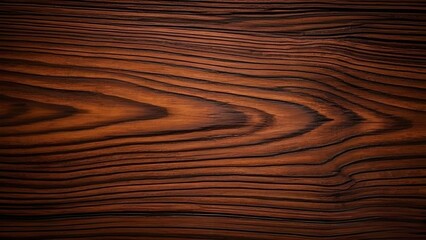 Naklejka premium Rich, dark wooden texture background. Ideal for website design, furniture product displays, and print materials like brochures. 