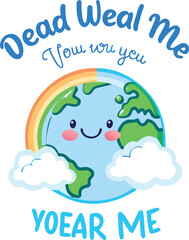 Sweet Earth Illustration for Environmental Awareness