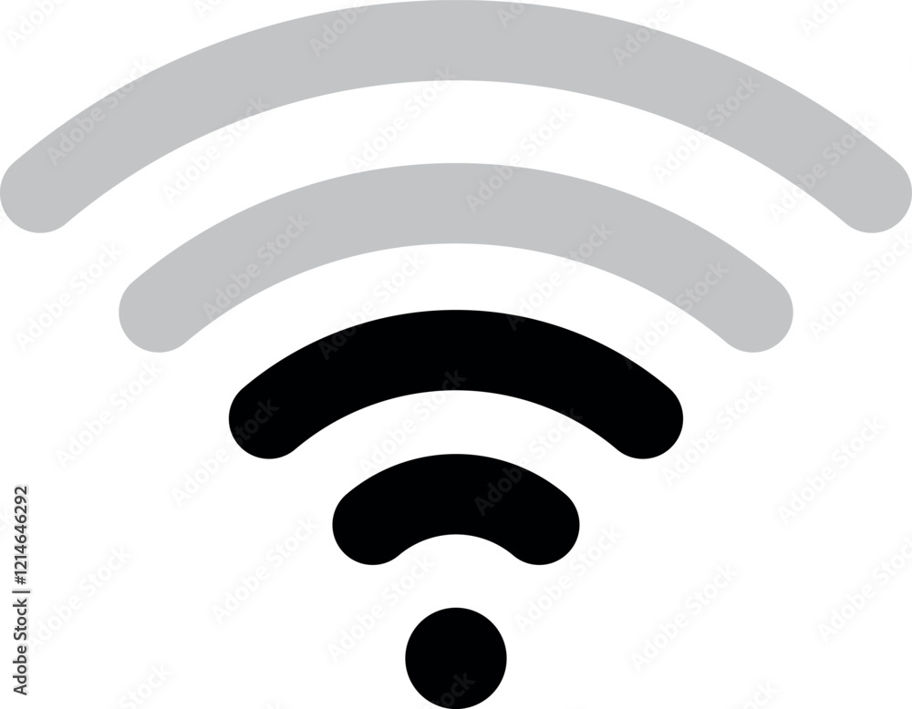 Poster wifi icon set. wireless internet signal icon symbol , web network connection logo sign for internet 