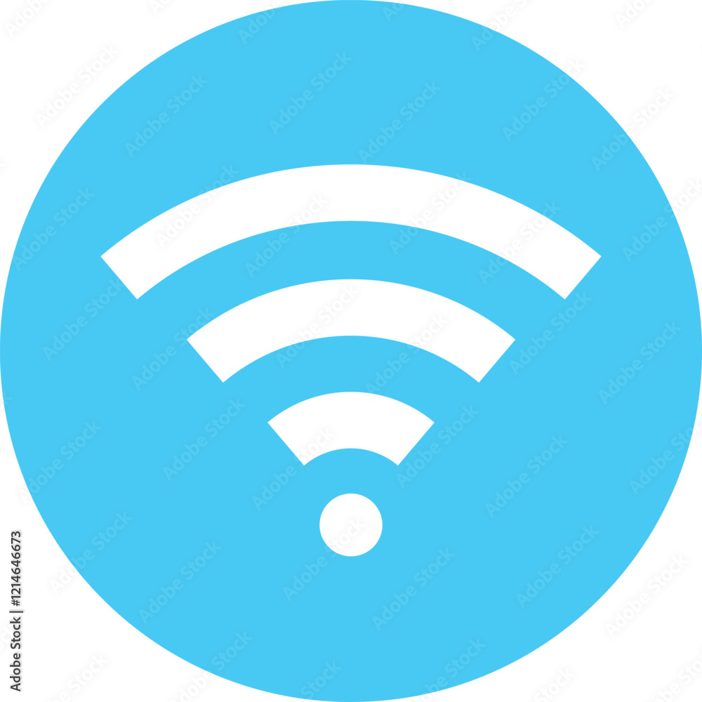 Poster wireless and wifi icon signal symbol for internet access, internet connection