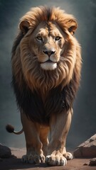 Fototapeta premium lion in the zoo