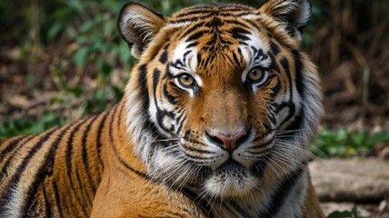 Fototapeta premium tiger in the zoo