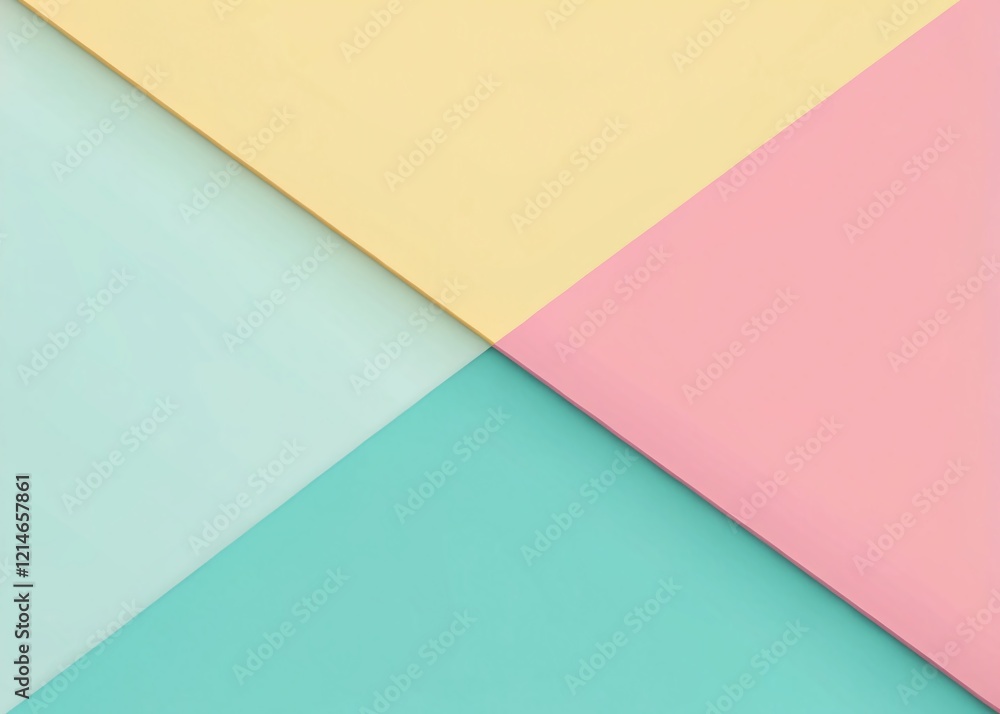 Poster abstract pastel horizontal color block background - modern design texture