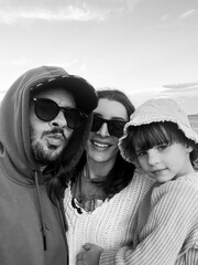 portrait of a happy family