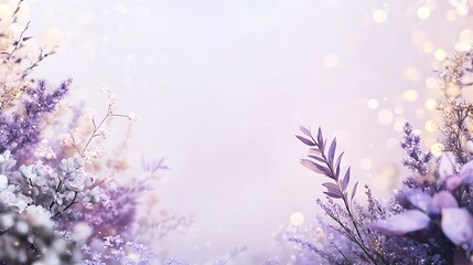 Obraz premium Heartfelt valentine background with love blossoms enchanting floral design dreamy environment soft focus