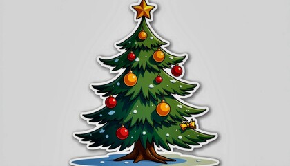 Christmas Tree with Ornaments