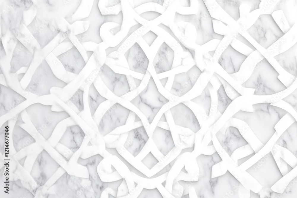 Poster a close-up view of a wall featuring a repeating geometric pattern
