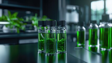 Exploring algae cultivation techniques in a modern laboratory setting for sustainable research and innovation