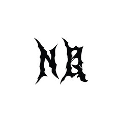 NQ monogram logo design letter text name symbol monochrome logotype alphabet character simple logo