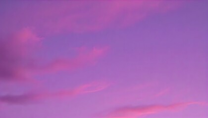 Fototapeta premium Lavender Sky: A Serene Sunset Panorama