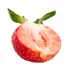 Fresh strawberry isolated on white background