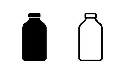 Bottle icon logo design. bottle sign and symbol