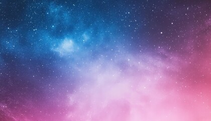 Obraz premium Cosmic Nightscape: A Dreamy Tapestry of Stars and Nebulae