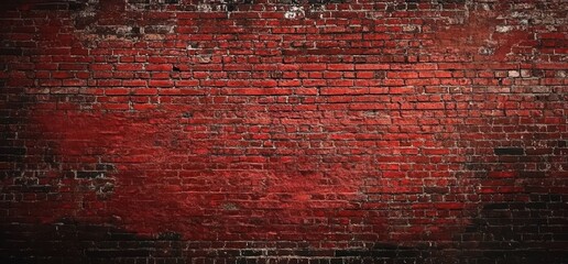 Obraz premium Dark Red Brick Wall Texture Background
