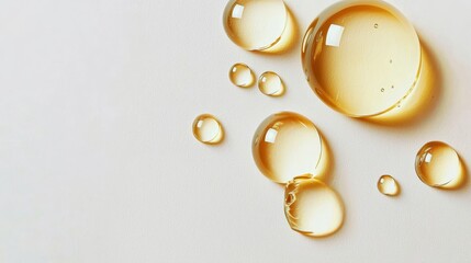 Refreshing skincare drops emphasizing hydration and beauty.