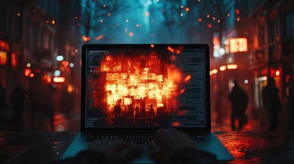  Online petition displayed on a laptop screen, showing thousands of signatures and comments urging a boycott, with a clean, impactful digital interface emphasizing activism.