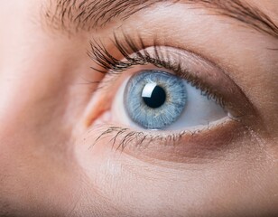 Human Eye Macro View Representing Vision and Optical Precision