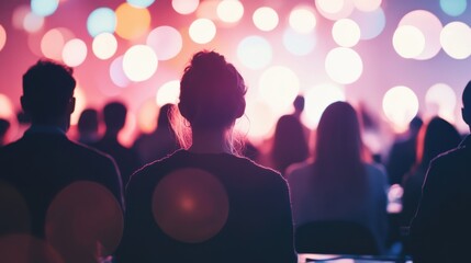 Dynamic Virtual Hackathon Scene with Bright Elements