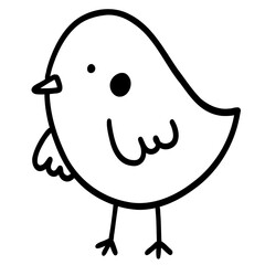 cute chicken chick little chicks doodle easter farm farmer illustration isolated on white digital sticker svg transparent clipart cutout