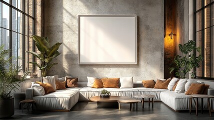 Modern minimalist living room home design