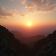 Obraz premium Sunset Radiance Capturing Health in a Studio at Golden Hour