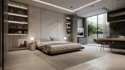 A close-up shot of sleek modern kitchen cabinetry with hidden hinges