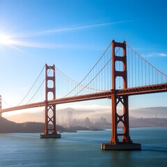 Fototapeta premium bridge usa american united states