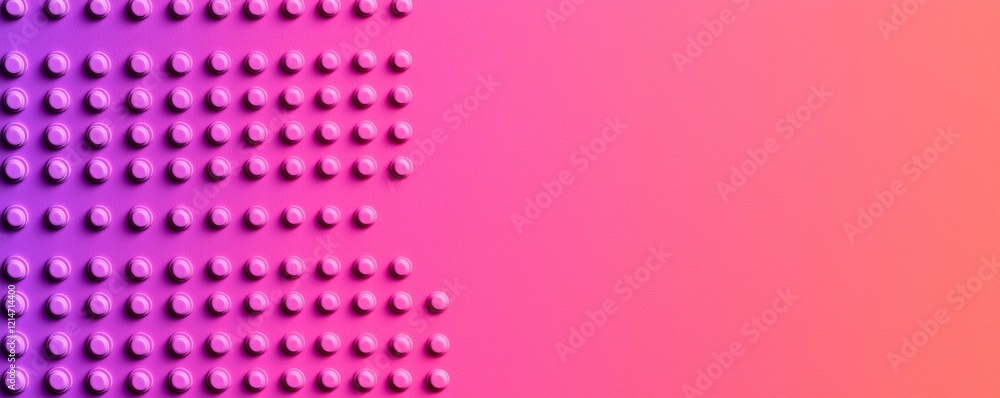 Poster valentine's day background gradient minimal. colorful abstract design with raised dots on one side a