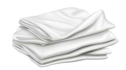 stack of clothes isolated on white background 