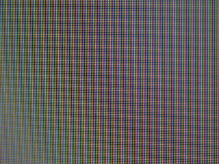 A colorful, pixelated image with a lot of different colors