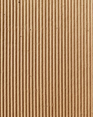 Textured brown corrugated paper background.