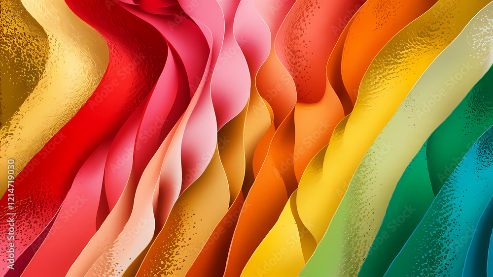 Poster a colorful abstract background design featuring a gradient ombre of various shades creating a dynami