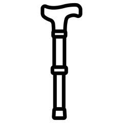 노인 지팡이 아이콘