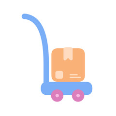 Fototapeta premium cute online shopping store illustration 