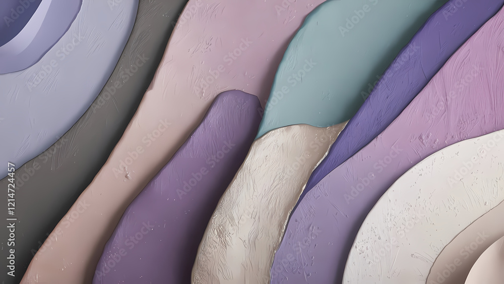 Poster an abstract background design featuring a pastel ombre gradient of soft dusty colors creating a uniq