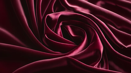 Obraz premium An Elegant Dark Red Burgundy Cherry Maroon Crimson Abstract Background Reminiscent of a High-End Fashion Design - Digital Art