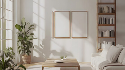 Spacious living room with neutral tones and large windows bringing in plenty of light.