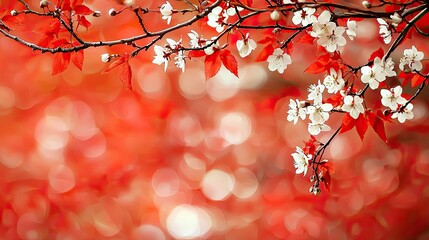 Obraz premium Cherry blossom bloom nature floral spring close-up